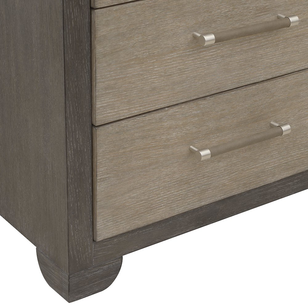 Pulaski Anderson Park Moose Trail And Frontier Brown 3 Drawer Nightstand. Picture 6