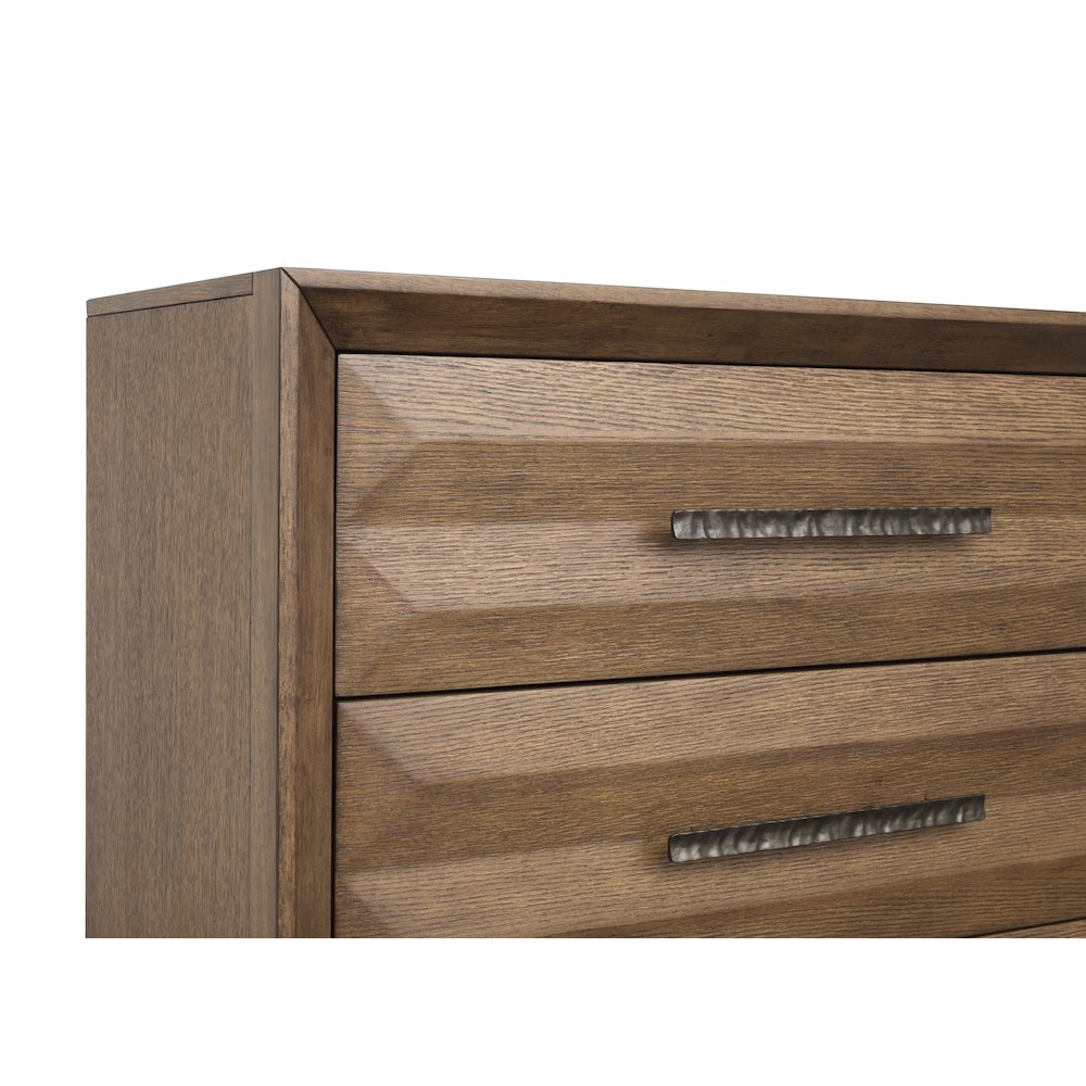 Callisto Bourbon Brown Drawer Chest. Picture 5