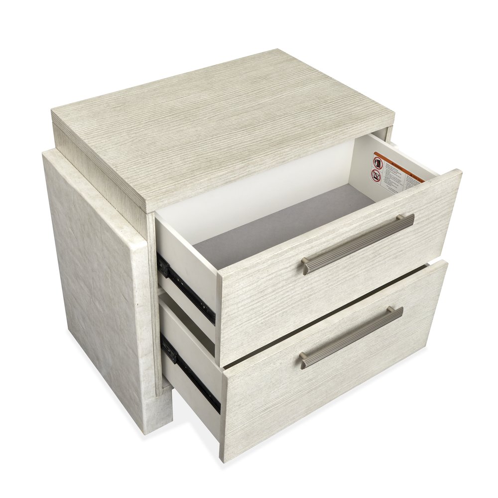 Lorelei Misty Cloud Drawer Nightstand. Picture 6