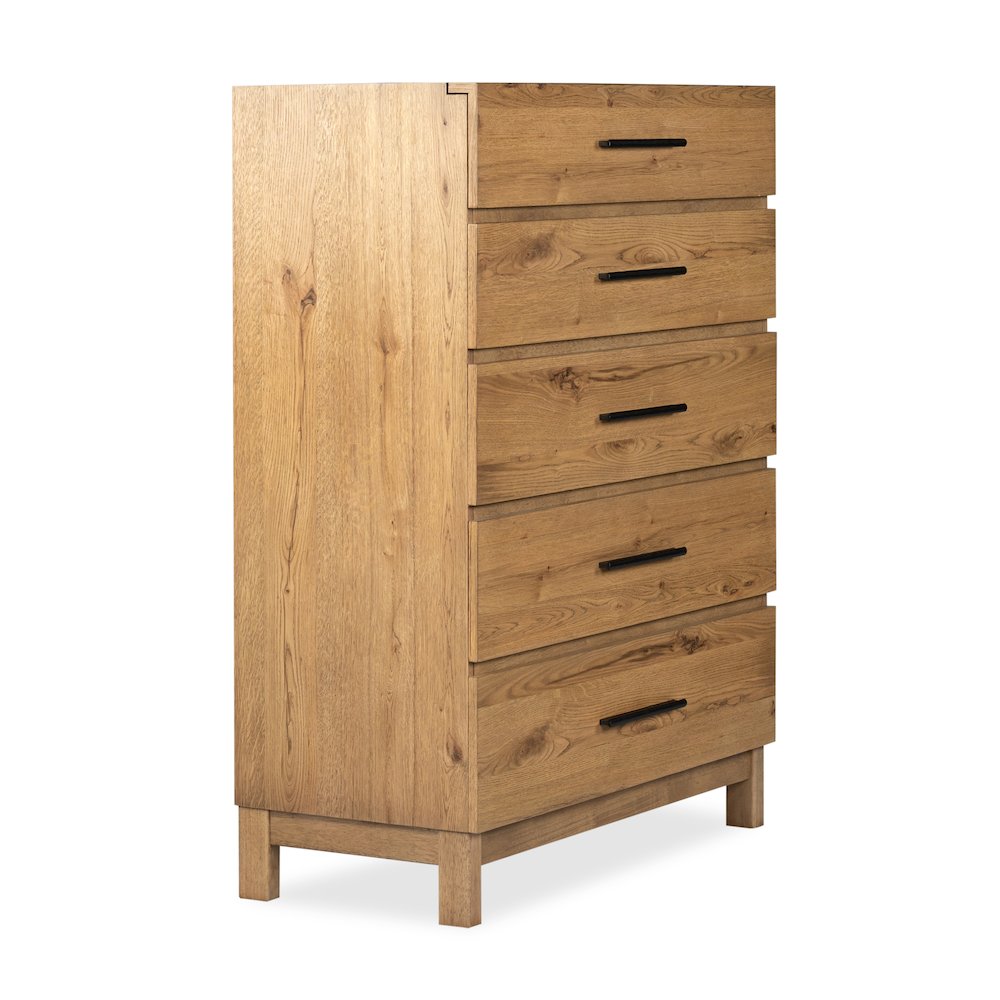 Davenport Rustic Caramel Drawer Chest. Picture 3