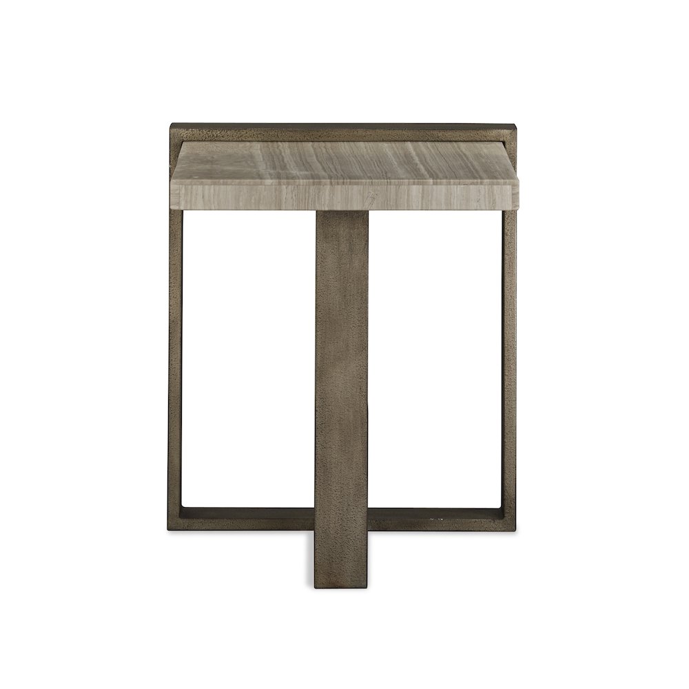 Wiltshire Sea Shell Rectangular End Table. Picture 3