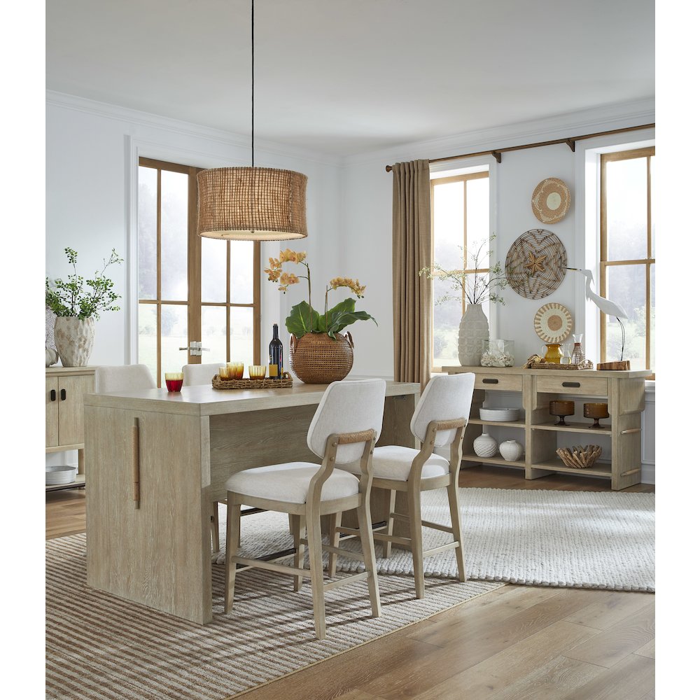 Sunset Cove Sanibel Brown Counter Height Table. Picture 7
