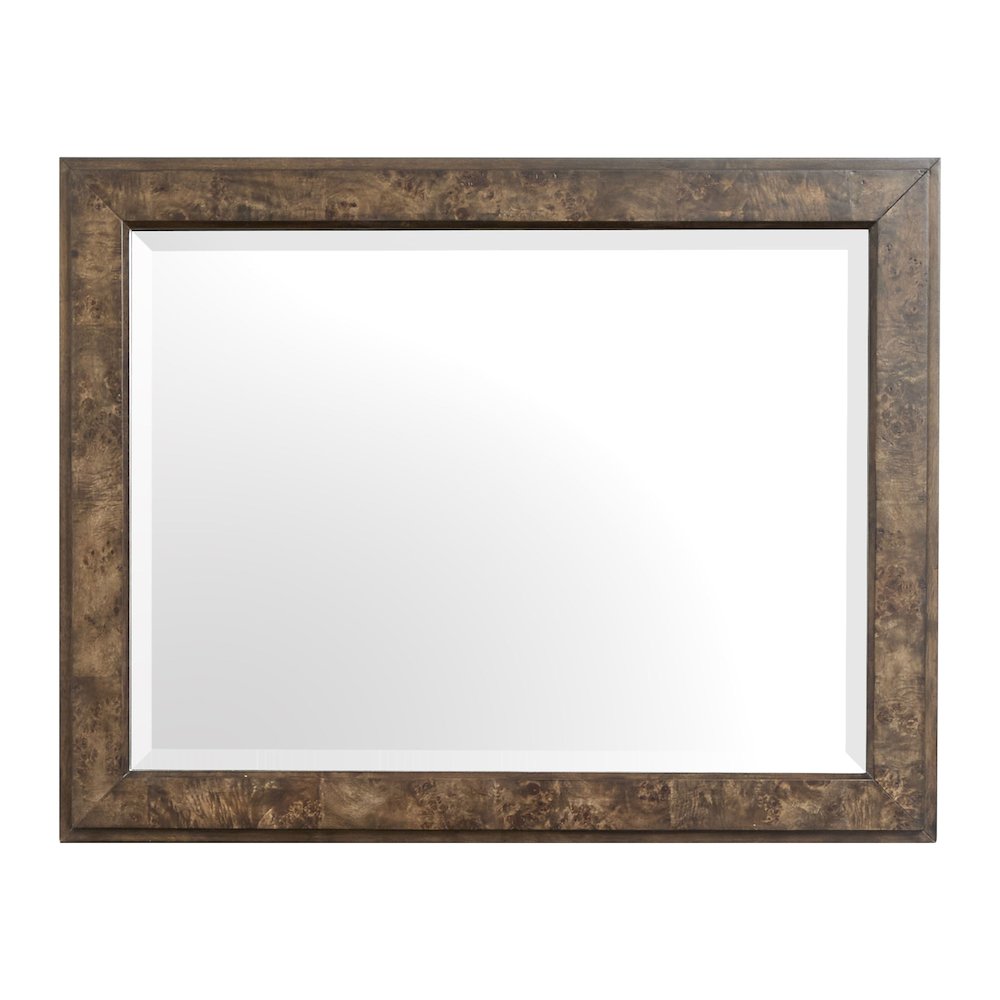 Rowan Espresso Drawer Dresser With Landscape Mirror. Picture 5