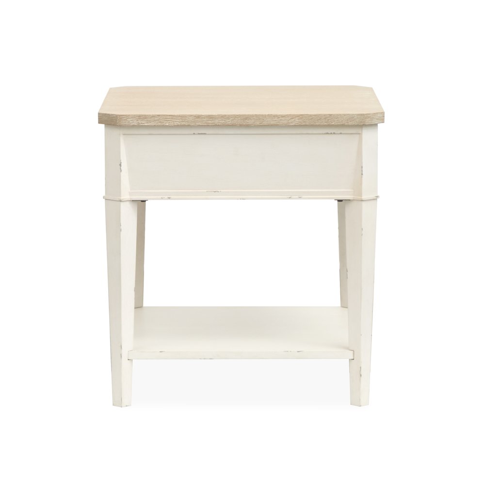 Echo Isles Sea Pearl And Driftwood Rectangular End Table. Picture 5