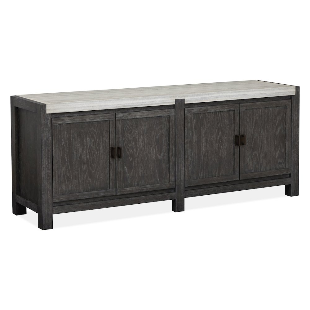 Plum Creek Ravenwood Black Door Console. Picture 1