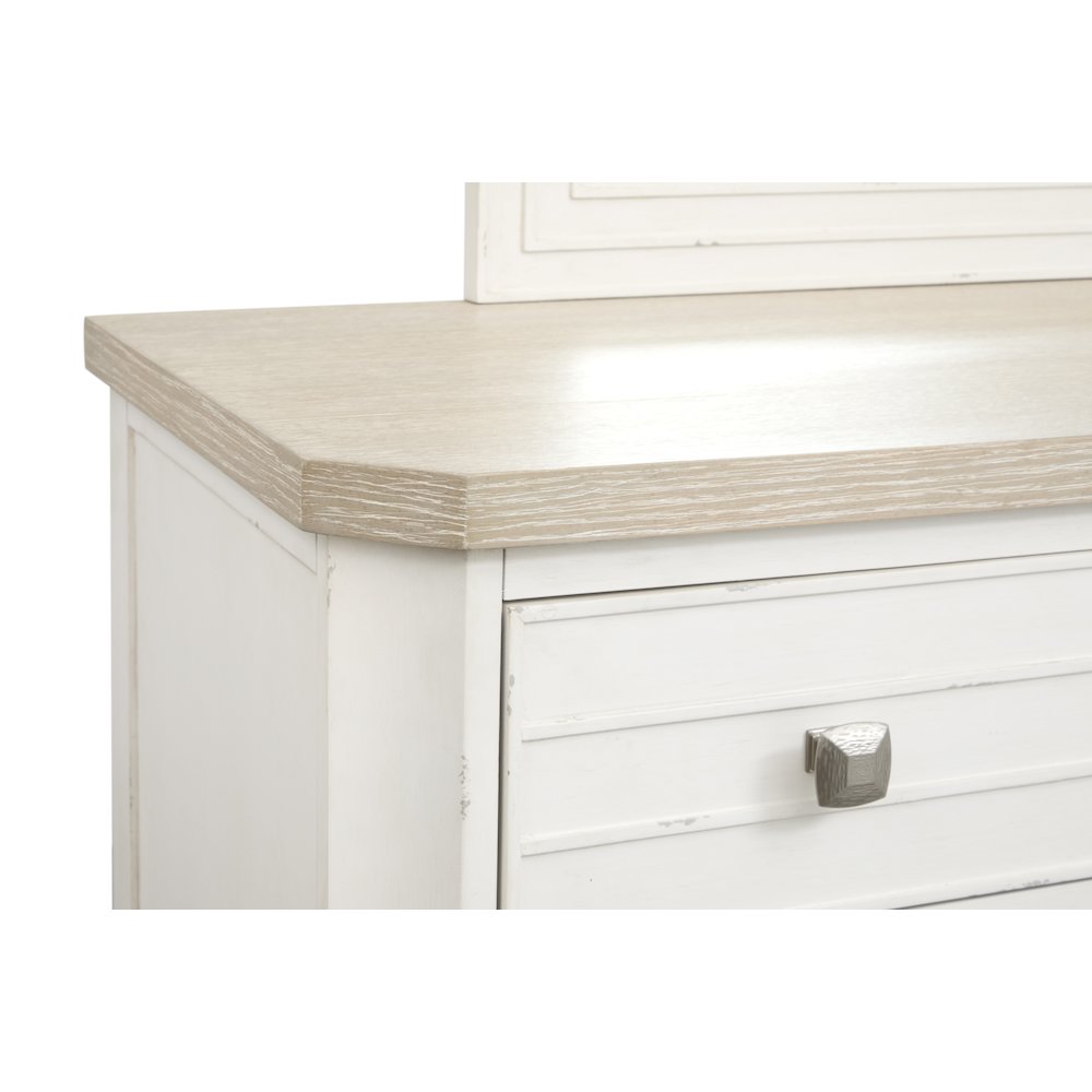 Echo Isles Sea Pearl And Driftwood Double Drawer Dresser. Picture 5