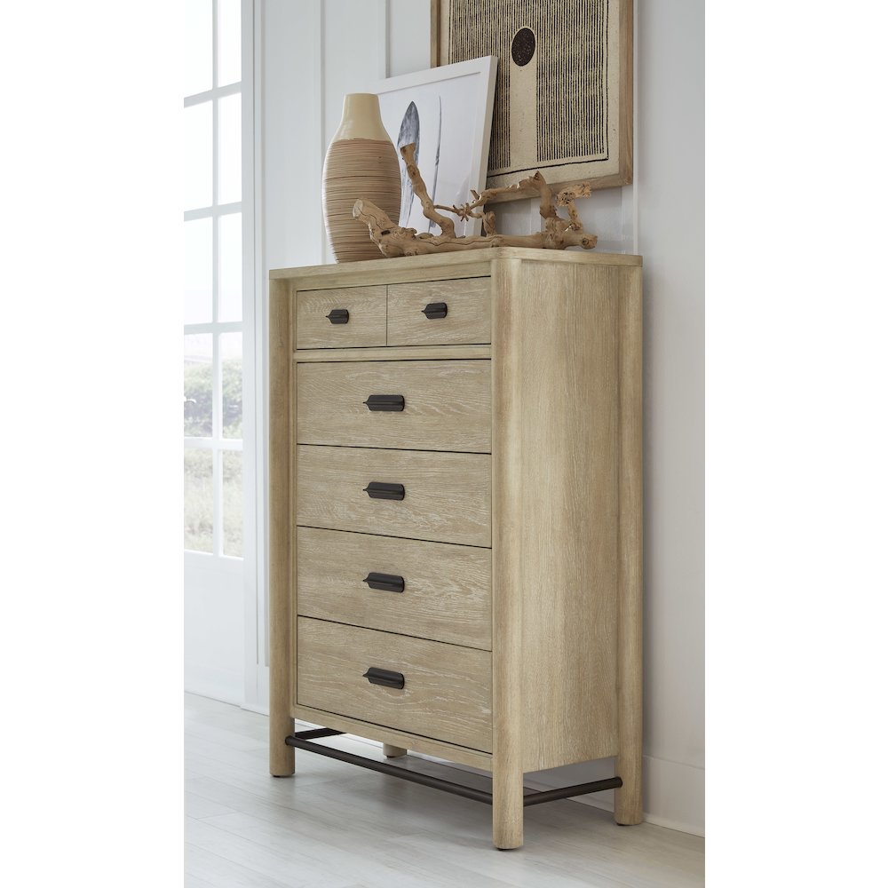 Sunset Cove Sanibel Brown Drawer Chest. Picture 4