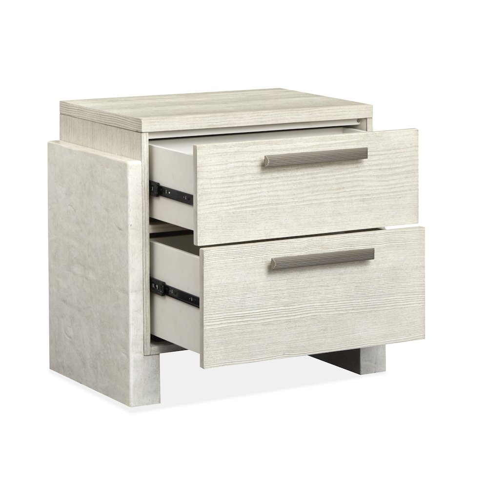 Lorelei Misty Cloud Drawer Nightstand. Picture 5