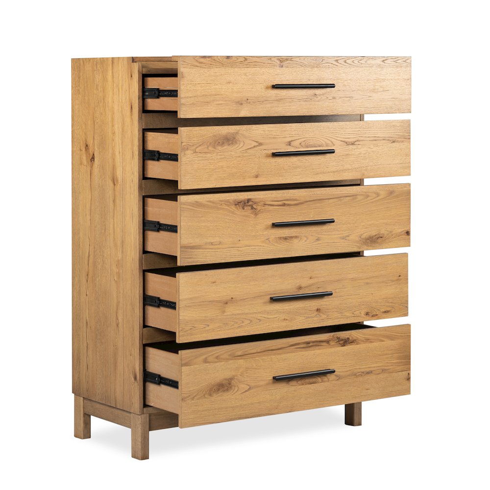 Davenport Rustic Caramel Drawer Chest. Picture 6
