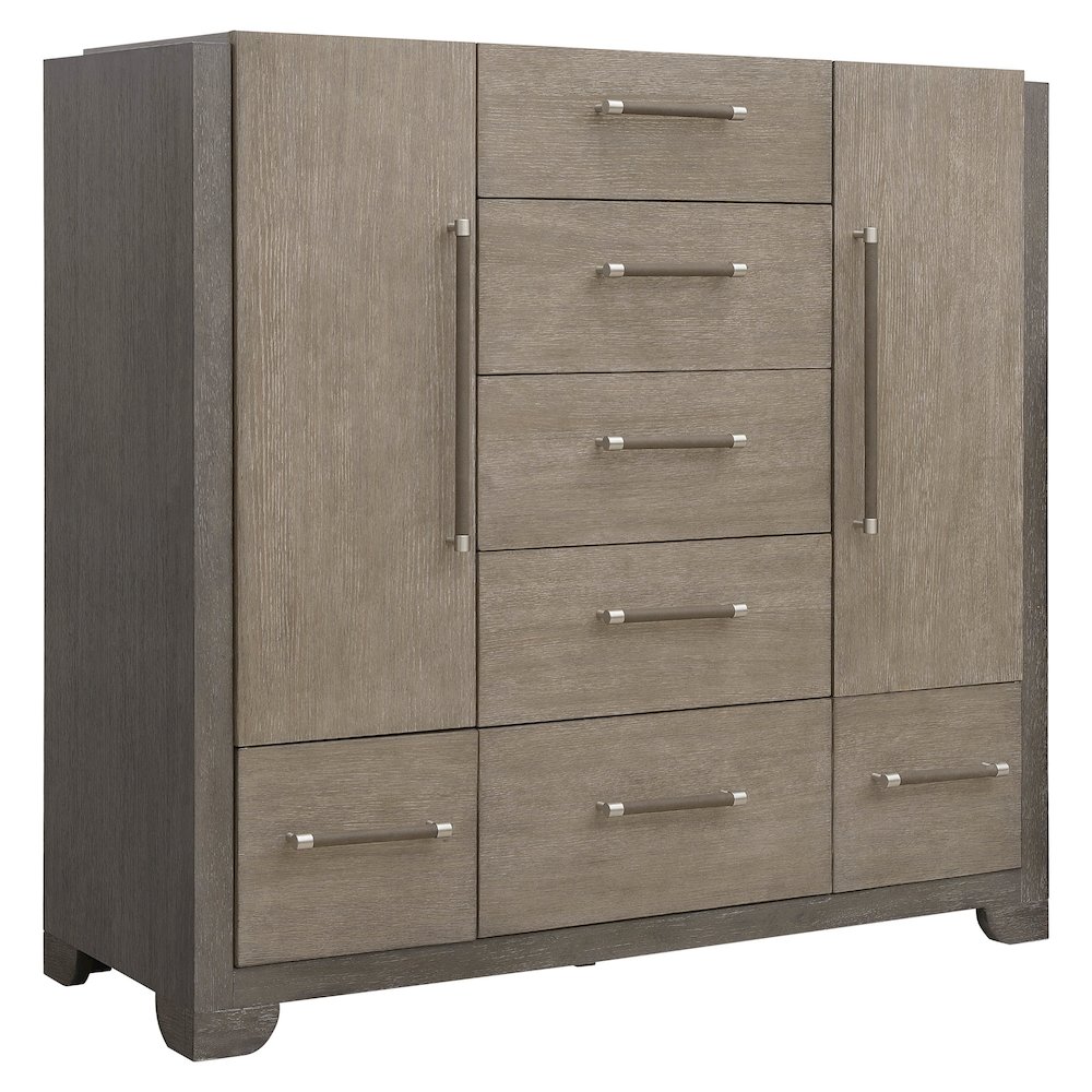 Pulaski Anderson Park Moose Trail And Frontier Brown 5 Drawer Master Chest. Picture 1