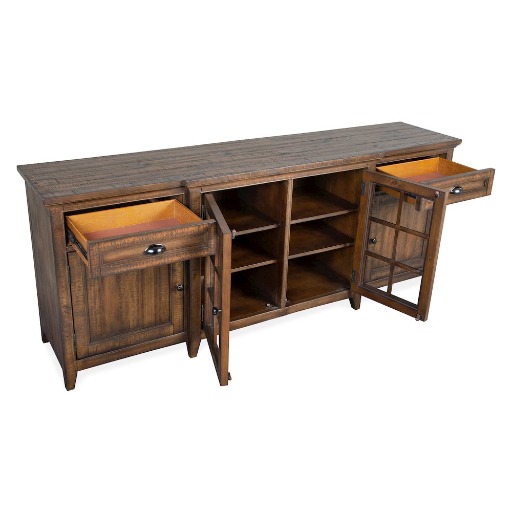 Bay Creek Toasted Nutmeg 80" Console. Picture 6