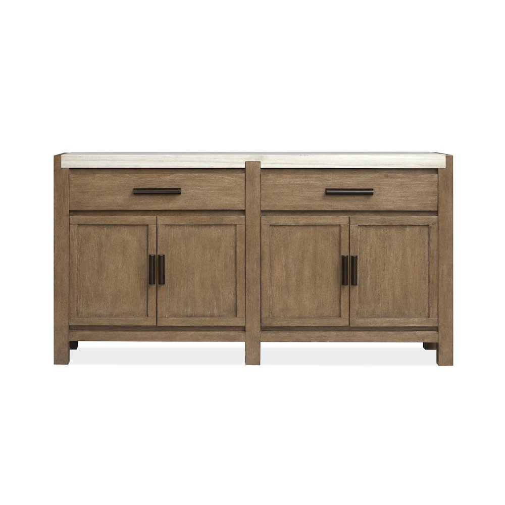 Plum Creek Sierra Brown Sideboard. Picture 2
