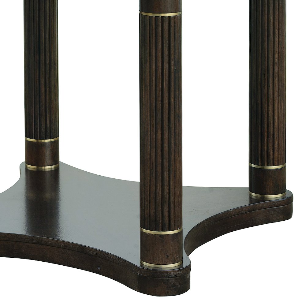 Pulaski Asher Park Piano Brown Round Dining Table. Picture 4