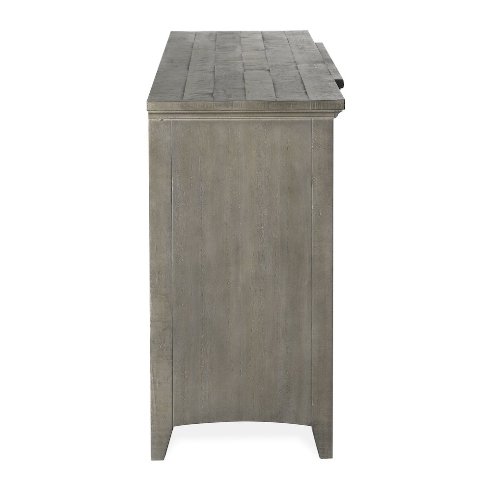 Paxton Place Dovetail Grey 90" Console. Picture 3