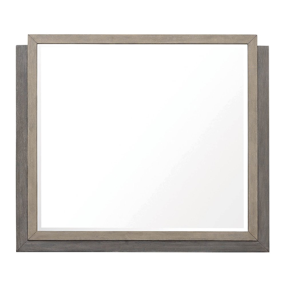 Pulaski Anderson Park Moose Trail And Frontier Brown Dresser Mirror. Picture 2