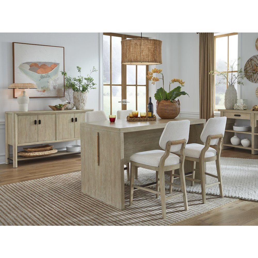 Sunset Cove Sanibel Brown Counter Height Table. Picture 6