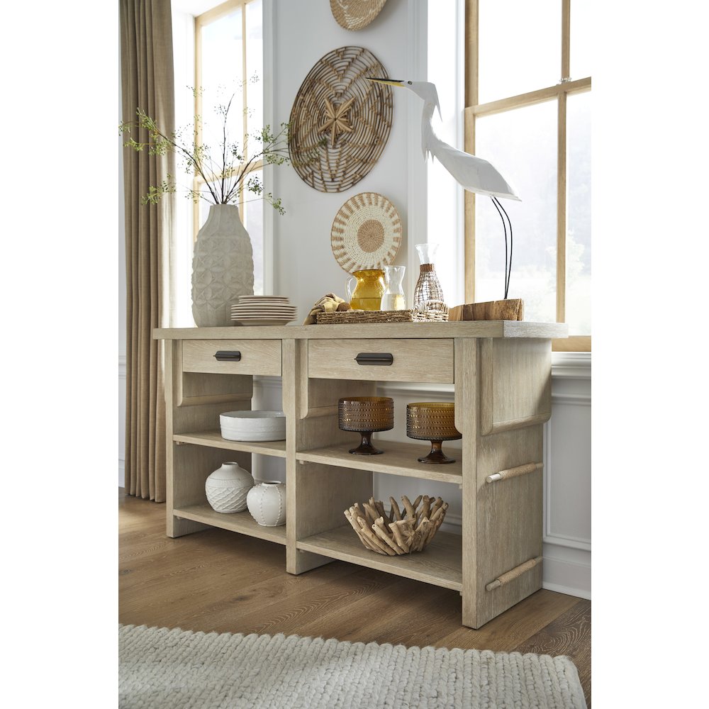 Sunset Cove Sanibel Brown Server. Picture 4