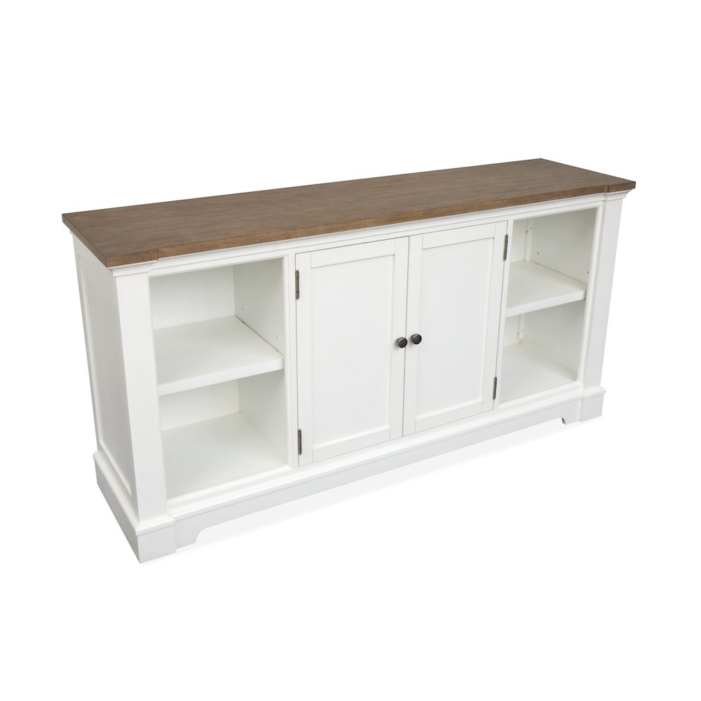 Kingston Whisper White And Cerused Nutmeg Credenza. Picture 5
