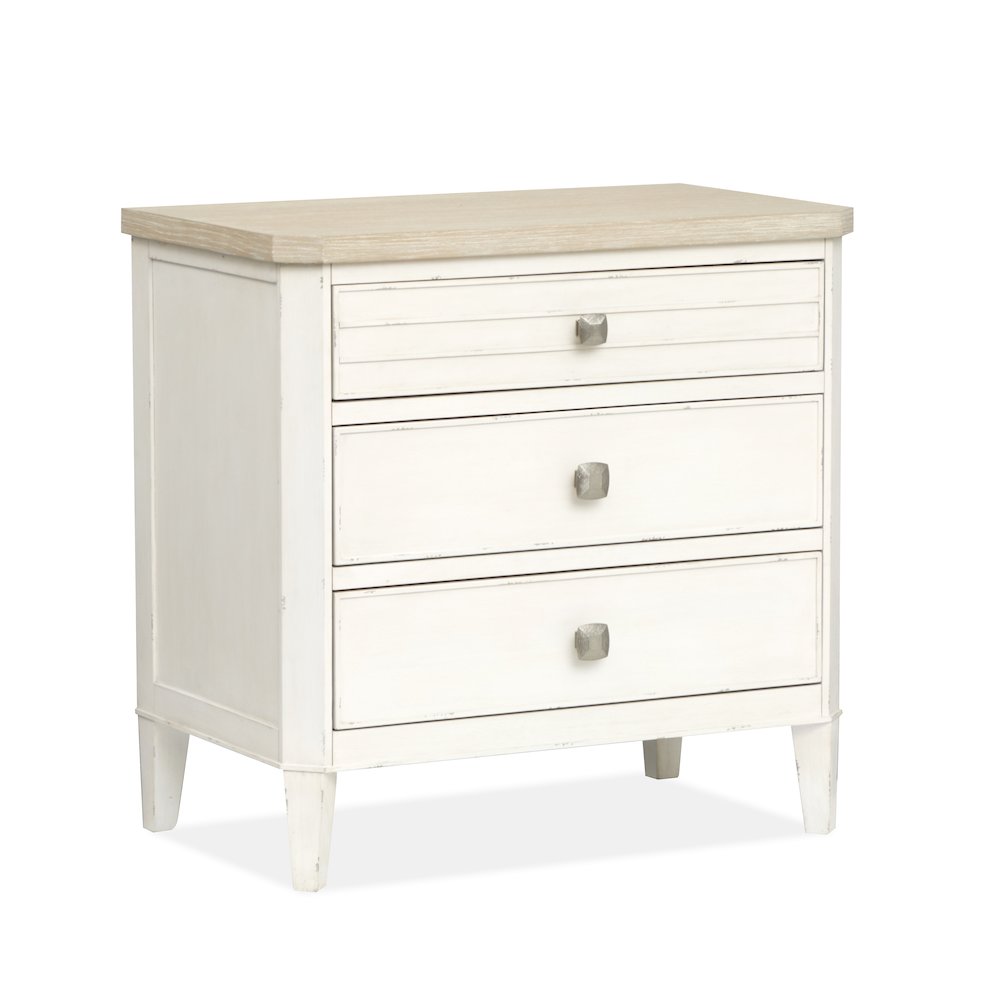 Echo Isles Sea Pearl And Driftwood Drawer Nightstand. Picture 1
