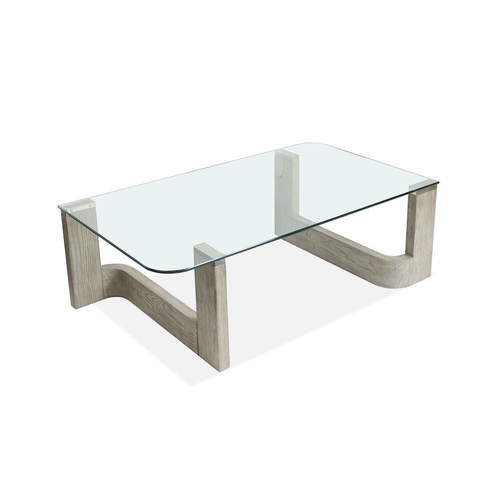 Bartlett Smokey Pine Rectangular Cocktail Table. Picture 2