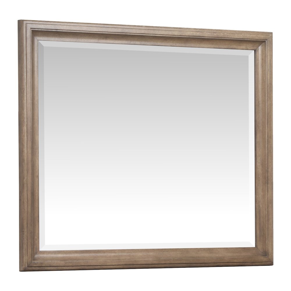 Adler Court Florentine Walnut Drawer Dresser With Landscape Mirror. Picture 6