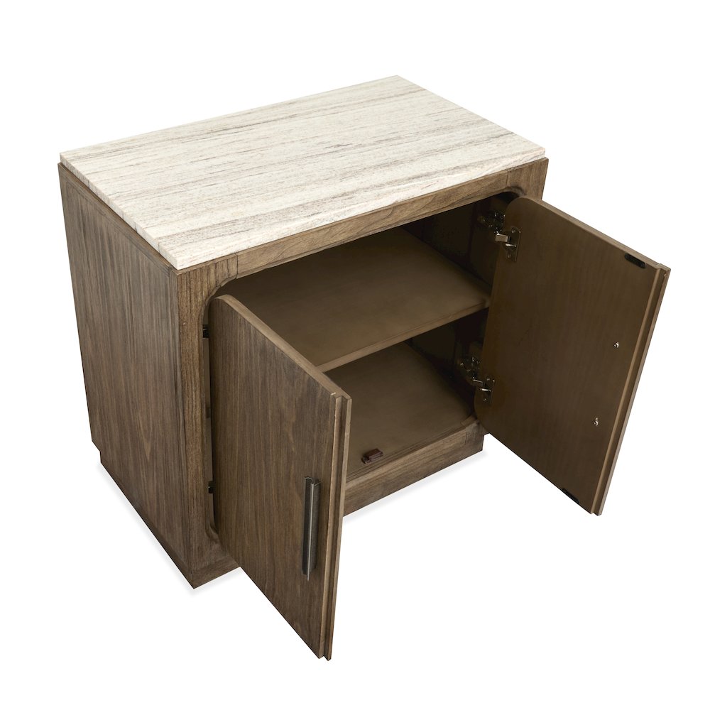 Westbourne Dark Umber Door Nightstand. Picture 6