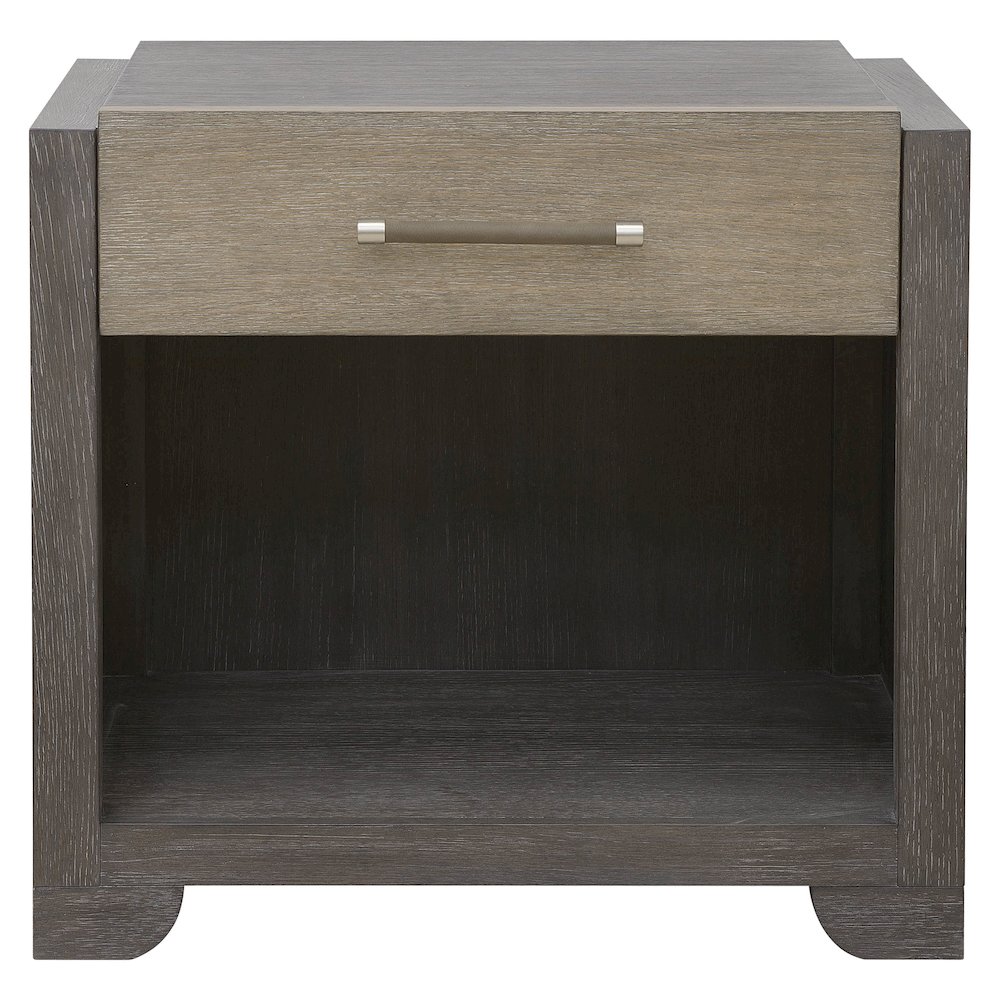 Pulaski Anderson Park Moose Trail And Frontier Brown Open Nightstand. Picture 2