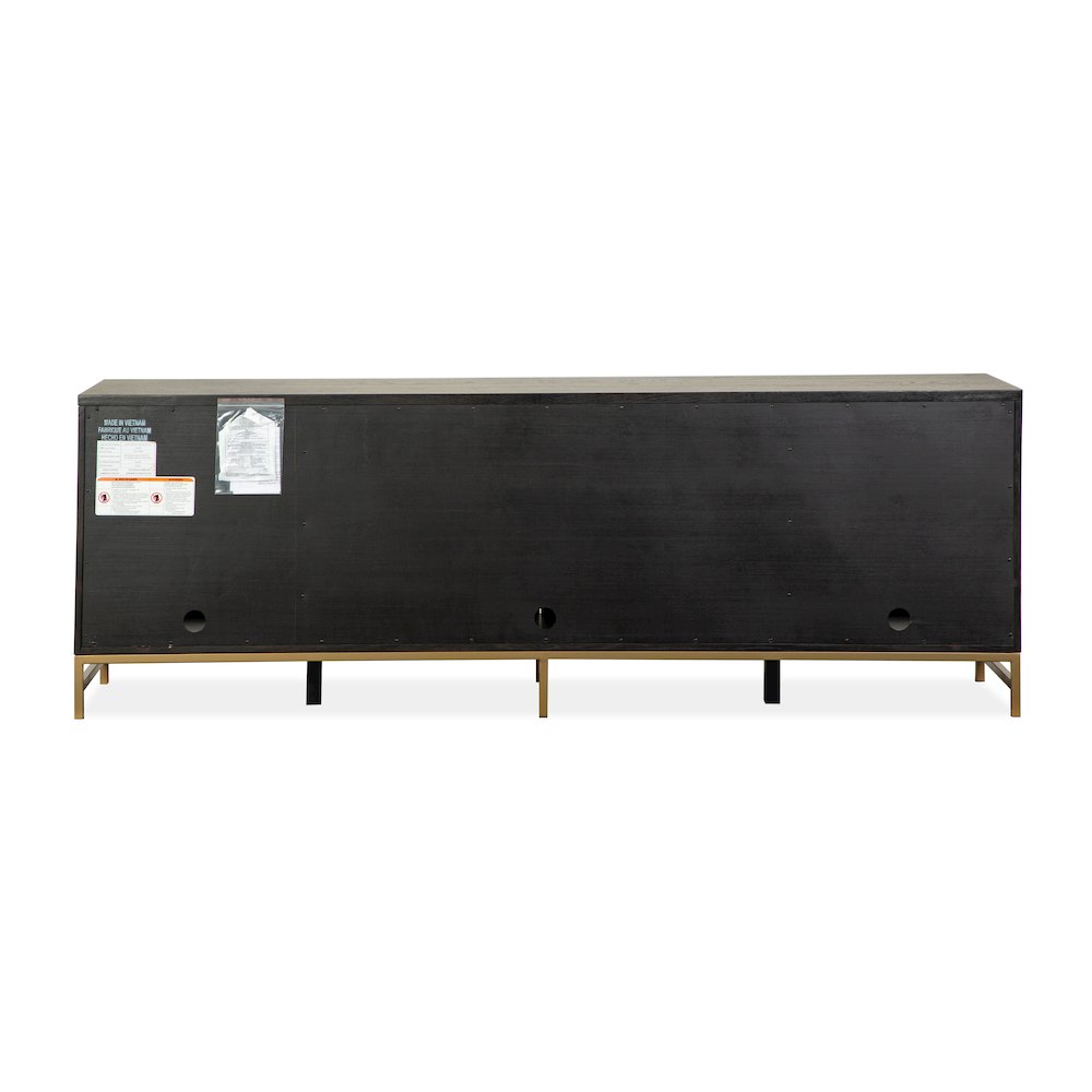 Lindon Coffee Bean Dark Large Console. Picture 4