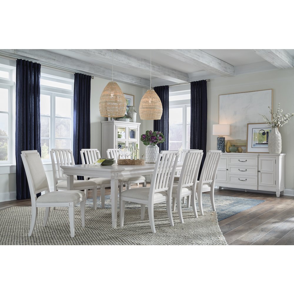 Willowbrook Egg Shell White Display Cabinet. Picture 8