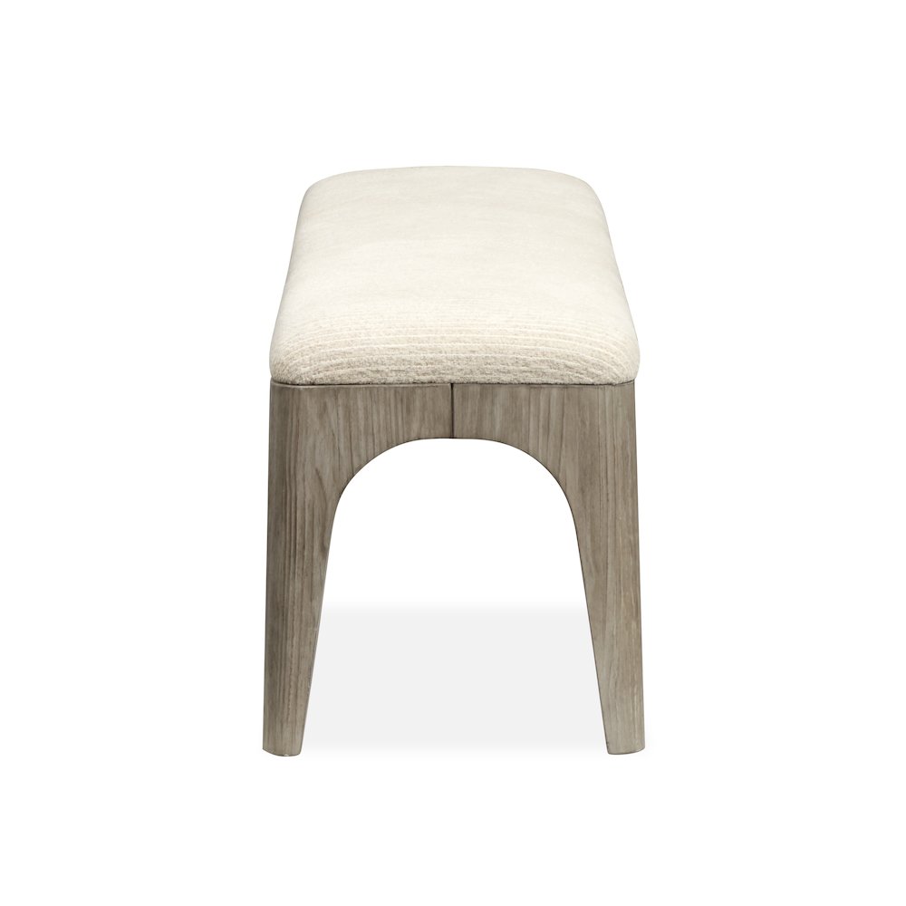 Braelyn Dorian Grey Long Bench. Picture 3