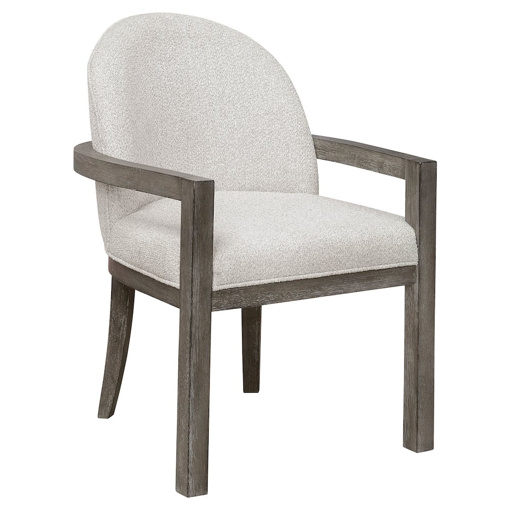 Pulaski Anderson Park Moose Trail And Frontier Brown Upholstered Host Chair. Picture 1