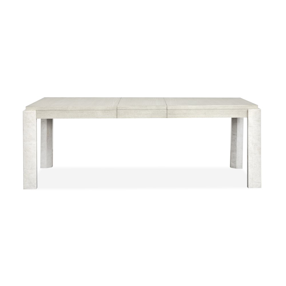 Lorelei Misty Cloud Extendable Rectangular Dining Table. Picture 4