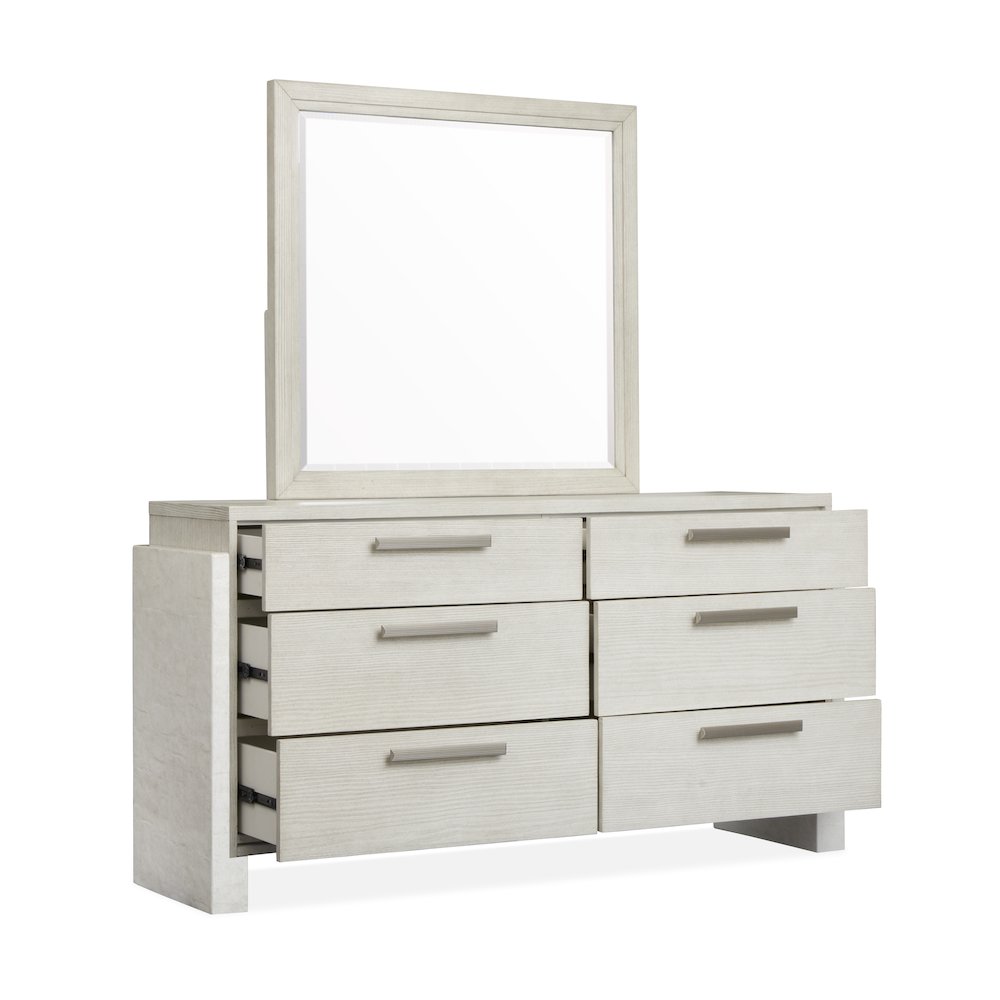 Lorelei Misty Cloud Dresser With Landscape Mirror. Picture 6
