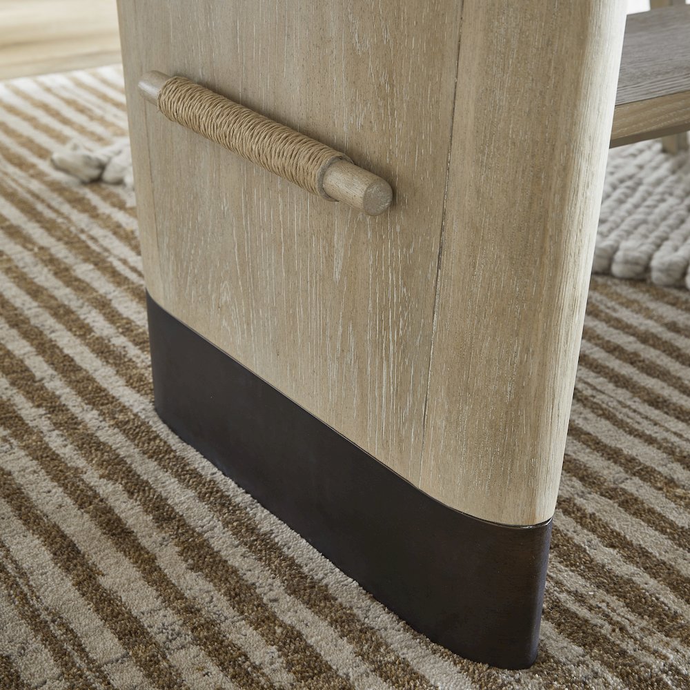 Sunset Cove Sanibel Brown Trestle Dining Table. Picture 7