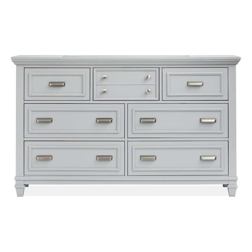 Charleston Harbor Gray Grey Drawer Dresser. Picture 1