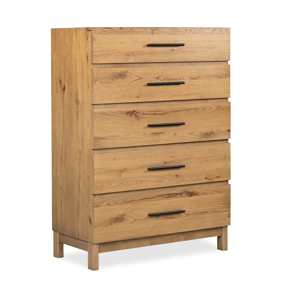 Davenport Rustic Caramel Drawer Chest. Picture 1