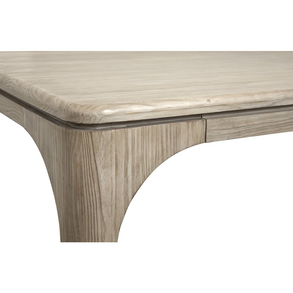 Braelyn Dorian Grey Extendable Rectangular Dining Table. Picture 5