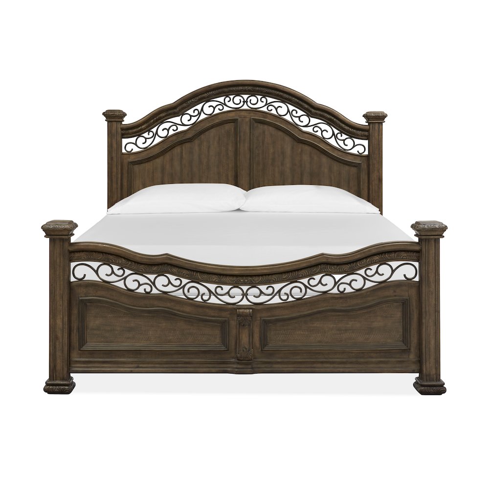Durango Willadeene Brown Queen Panel Bed. Picture 2