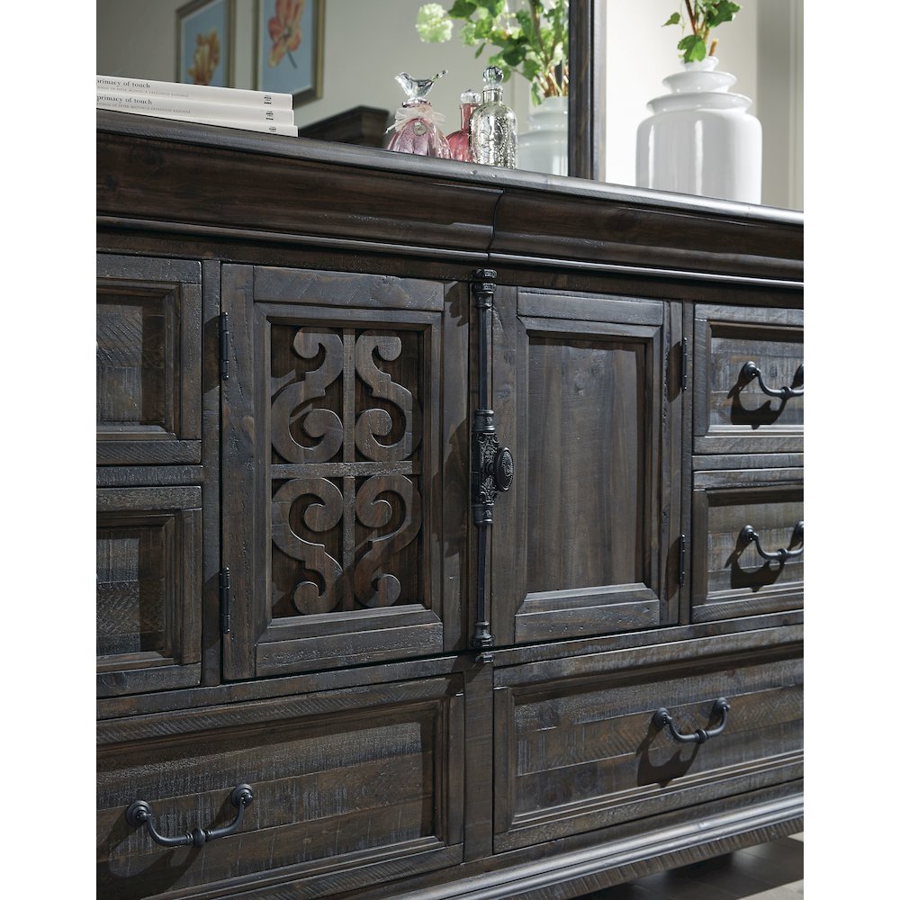 Bellamy Peppercorn Drawer Dresser. Picture 6