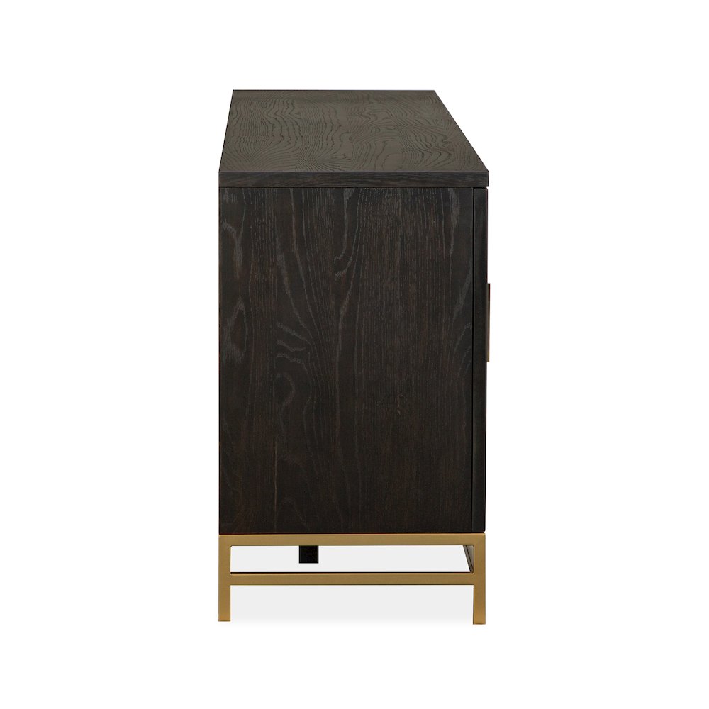Lindon Coffee Bean Dark Large Console. Picture 3