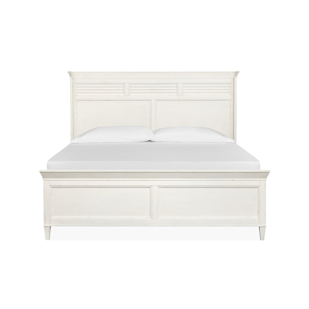 Echo Isles Sea Pearl And Driftwood Queen Classic Panel Bed. Picture 2