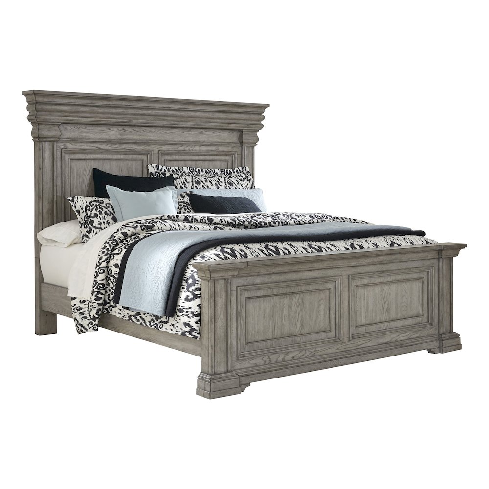 Pulaski Madison Ridge Heritage Taupe Queen Panel Bed. Picture 1