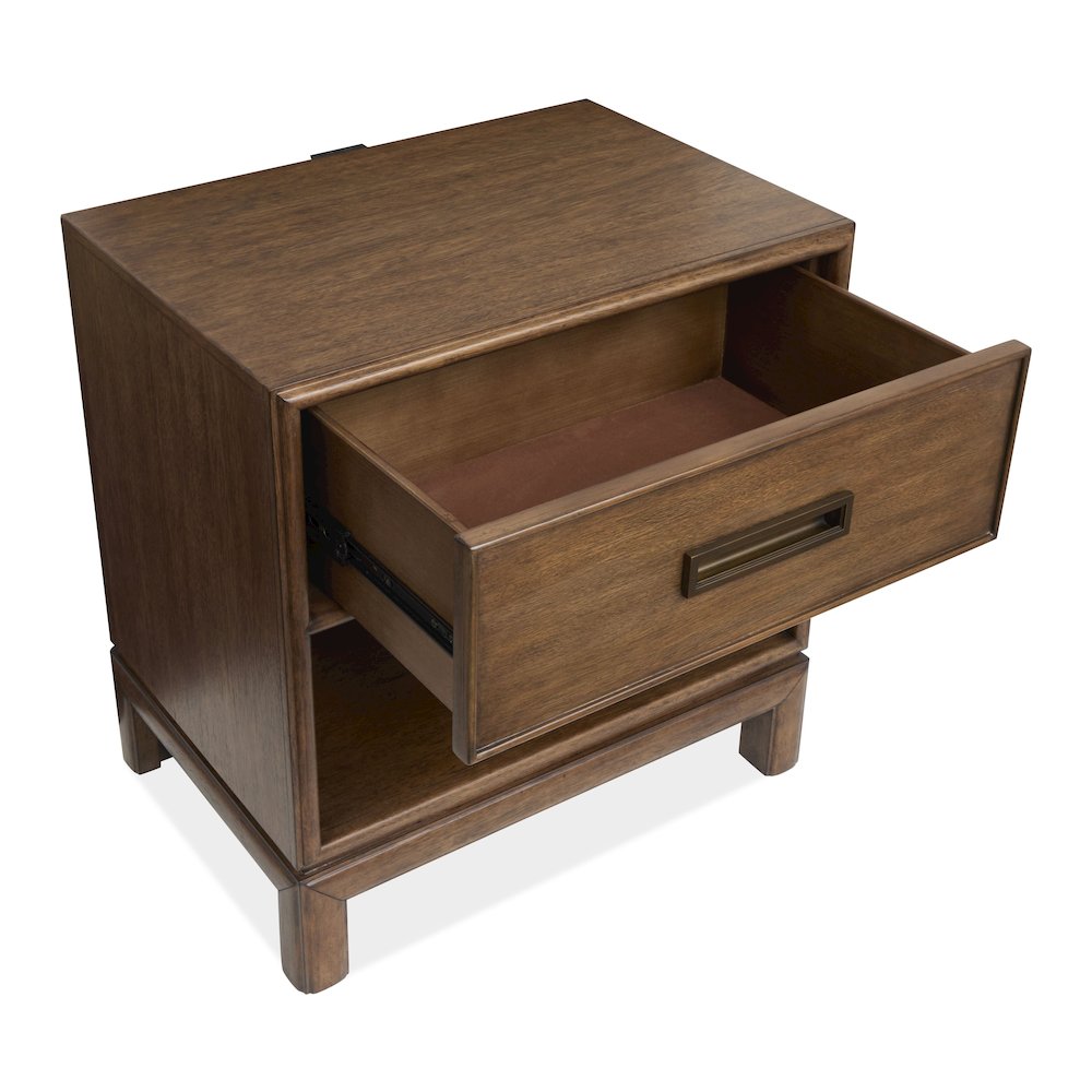 Ridgefield Russet Open Nightstand. Picture 5