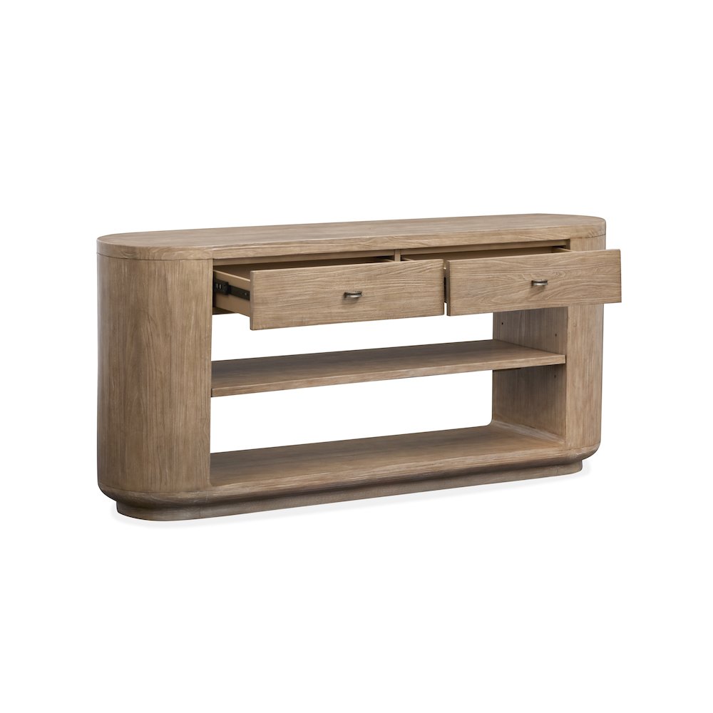 Sanford Chateau Brown Console Sofa Table. Picture 5
