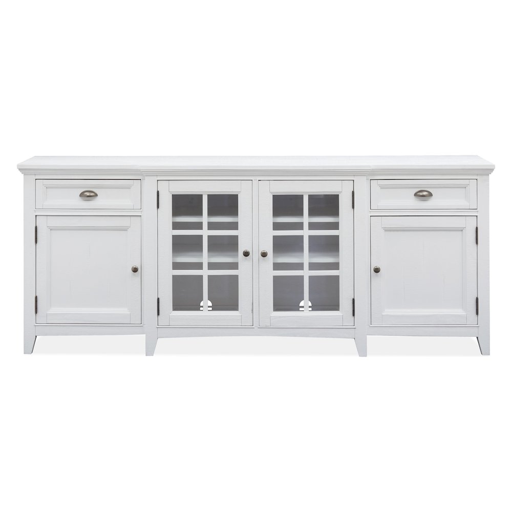 Heron Cove Chalk White 80" Console. Picture 2