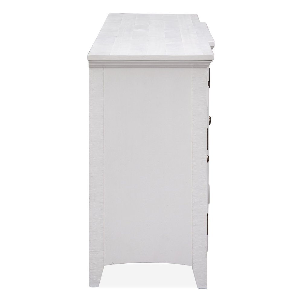 Heron Cove Chalk White 80" Console. Picture 3