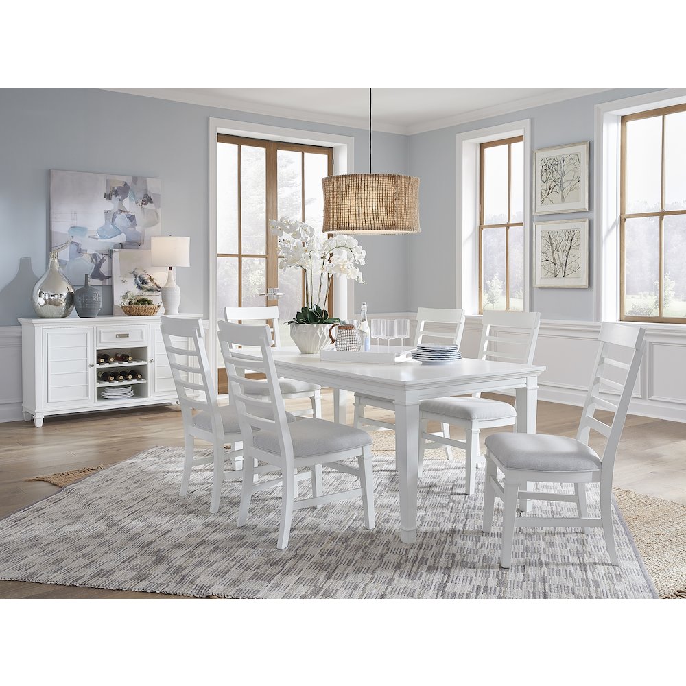 Charleston White Dove White Server. Picture 8