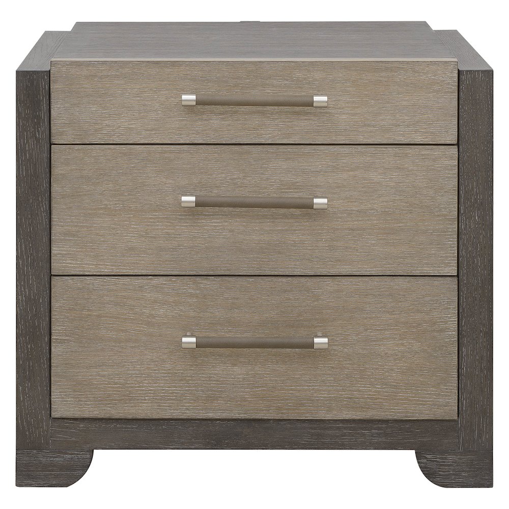 Pulaski Anderson Park Moose Trail And Frontier Brown 3 Drawer Nightstand. Picture 2