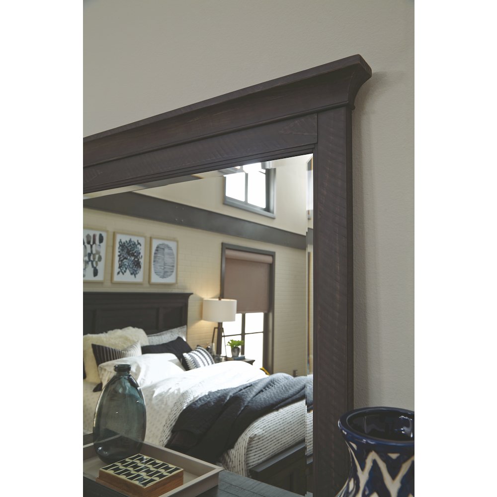 Westley Falls Graphite Drawer Dresser With Landscape Mirror. Picture 7