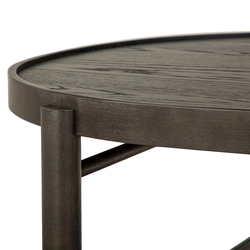 Hadleigh Black Coffee Bean Shaped Nesting Cocktail Table. Picture 9